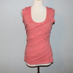 Calvin Klein Small Sleeveless Shirt Top Melon Color EUC